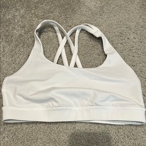 lululemon,Women's White Sports Bra, size 6